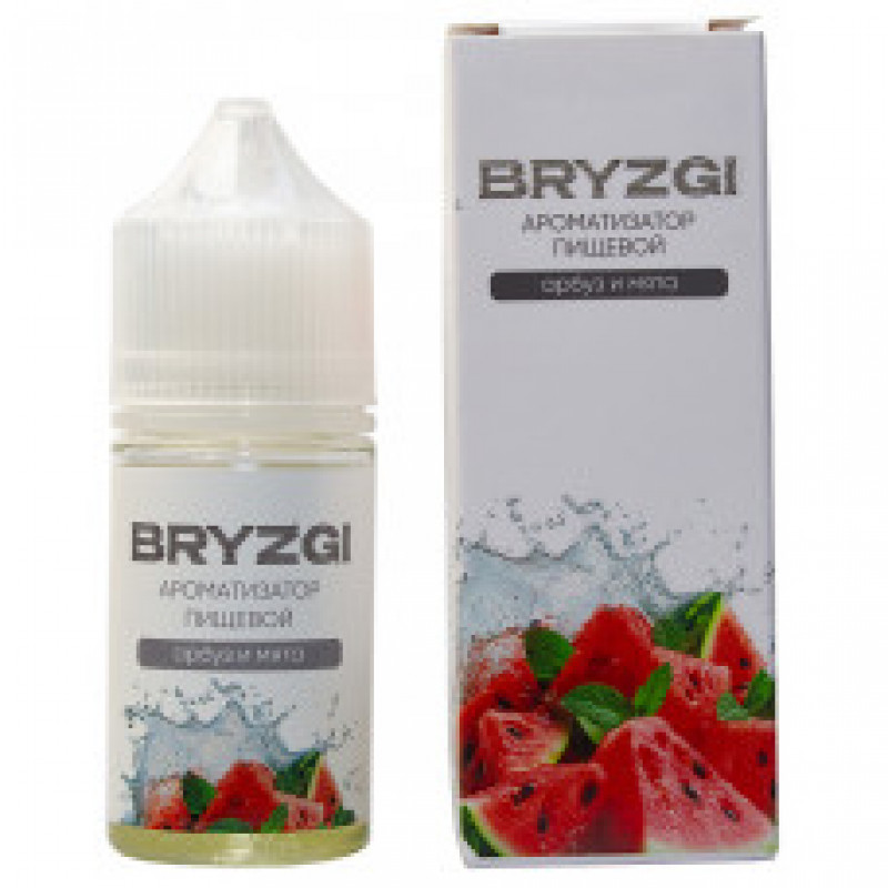 Фото и внешний вид — Ароматизатор пищевой Bryzgi - Арбуз Мята 14мл