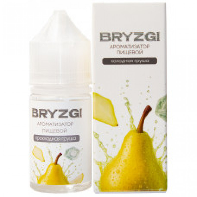 Фото и внешний вид — Ароматизатор пищевой Bryzgi - Холодная Груша 14мл