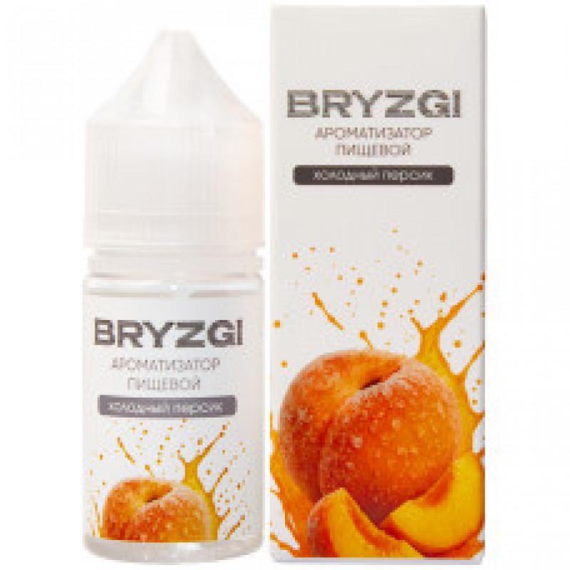 Фото и внешний вид — Ароматизатор пищевой Bryzgi - Холодный Персик 14мл