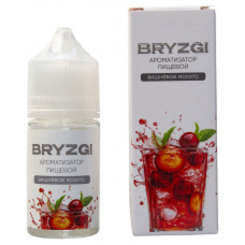 Фото и внешний вид — Ароматизатор пищевой Bryzgi - Вишнёвое Мохито 14мл