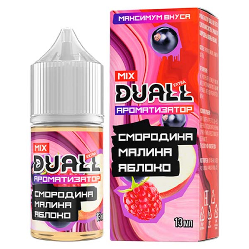 Фото и внешний вид — Ароматизатор Duall Mix Смородина Малина Яблоко 13мл