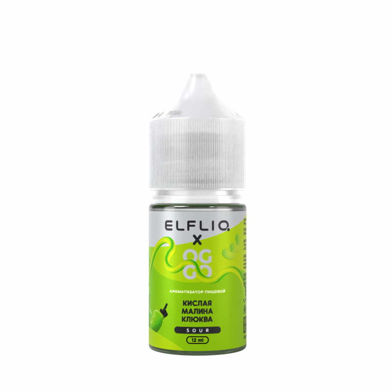 Фото и внешний вид — Ароматизатор Elfliq X Oggo Sour - Raspberry Cranberry 12ml