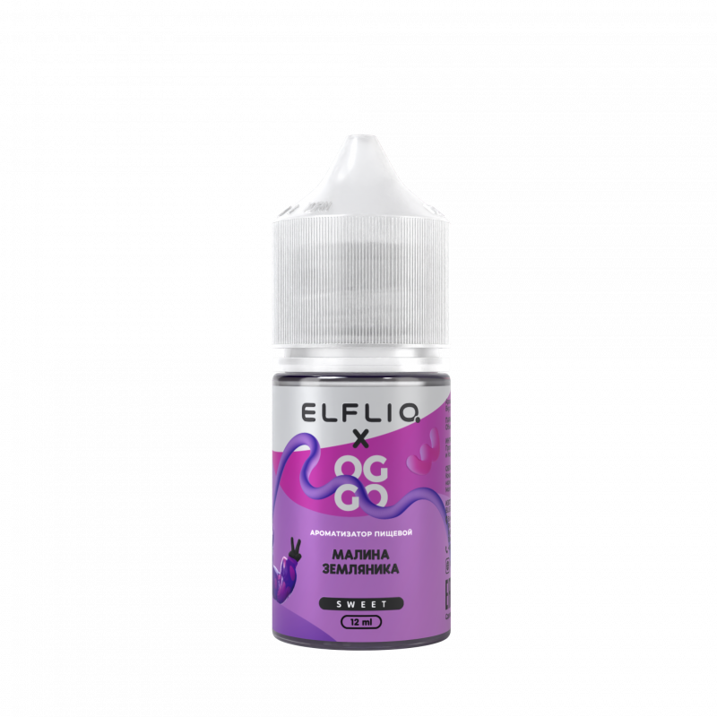 Фото и внешний вид — Ароматизатор Elfliq X Oggo Sweet - Raspberry Wild Strawberry 12ml