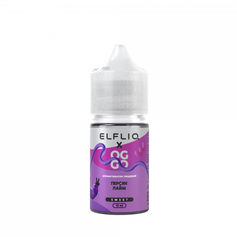 Фото и внешний вид — Ароматизатор Elfliq X Oggo Sweet - Peach Lime 12ml