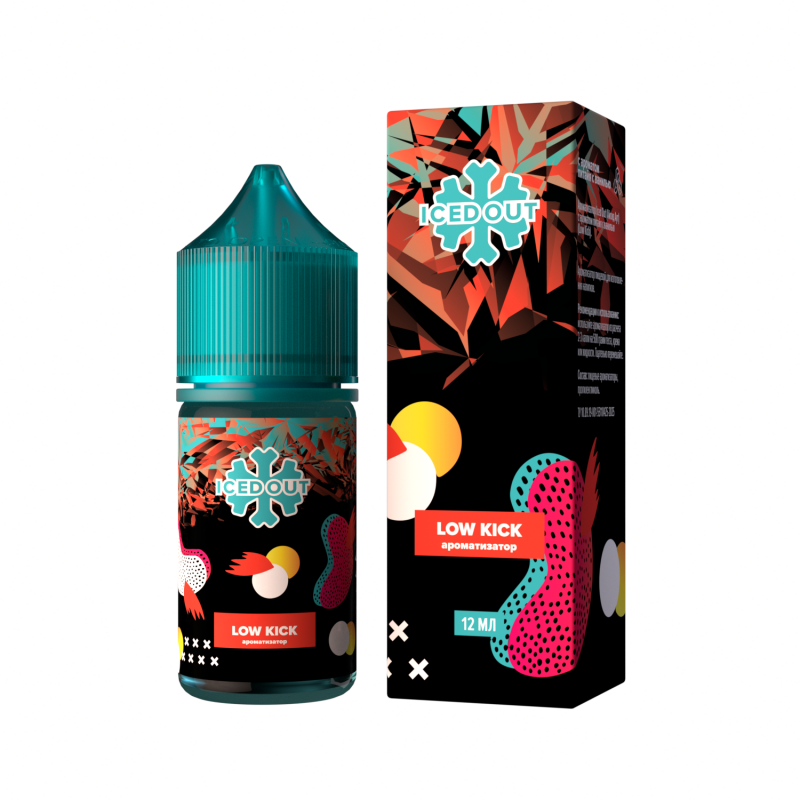 Фото и внешний вид — Ароматизатор Glitch Sauce ICED OUT - Low Kick ( Питайя с ванилью ) 12 мл