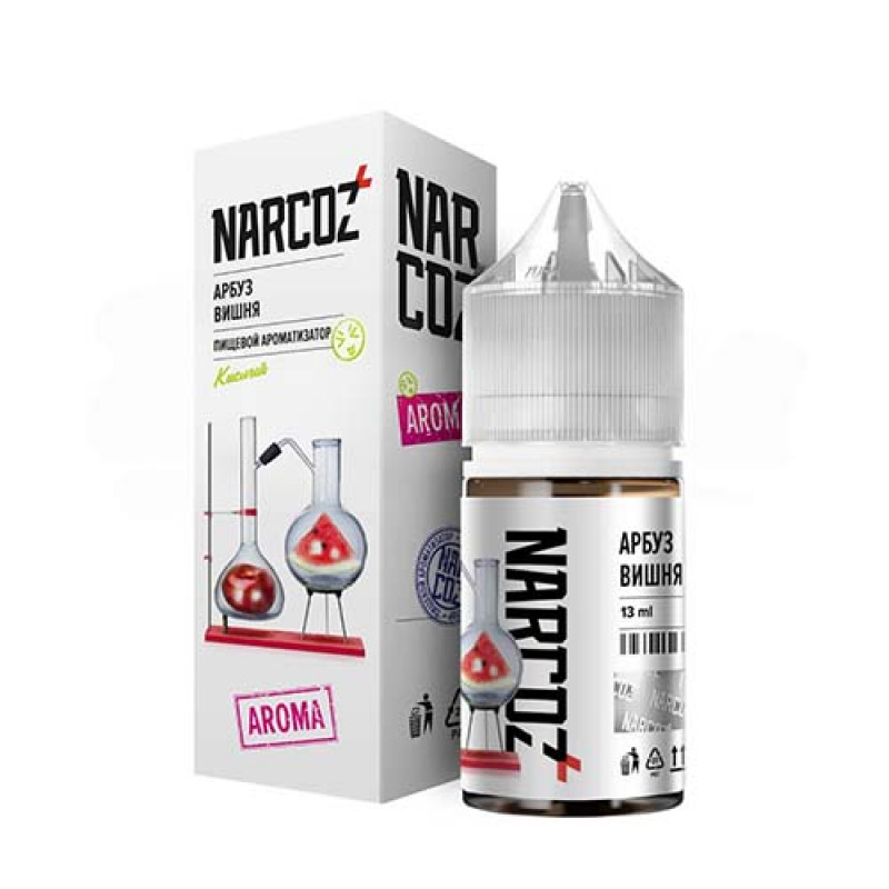 Фото и внешний вид — Ароматизатор пищевой NARCOZ АРБУЗ/ВИШНЯ КИСЛЫЙ Объем 13 м