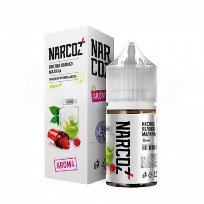 Фото и внешний вид — Ароматизатор пищевой NARCOZ КИСЛОЕ ЯБЛОКО/МАЛИНА Объем 13 м