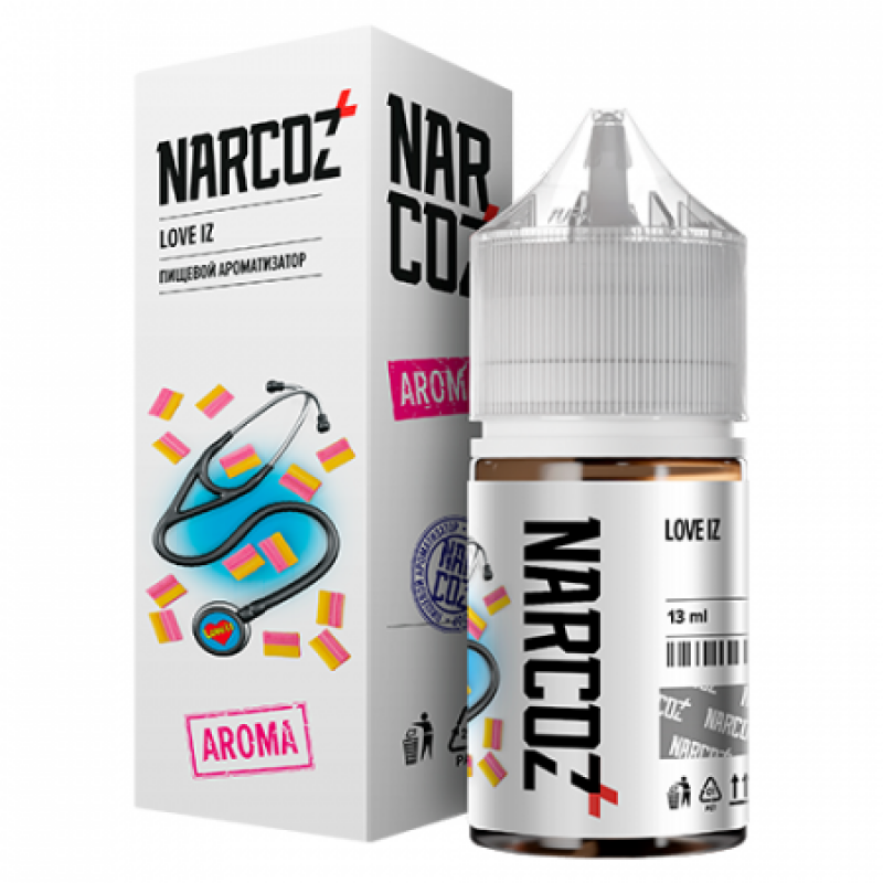 Фото и внешний вид — Ароматизатор пищевой NARCOZ LOVE IZ Объем 13 мл