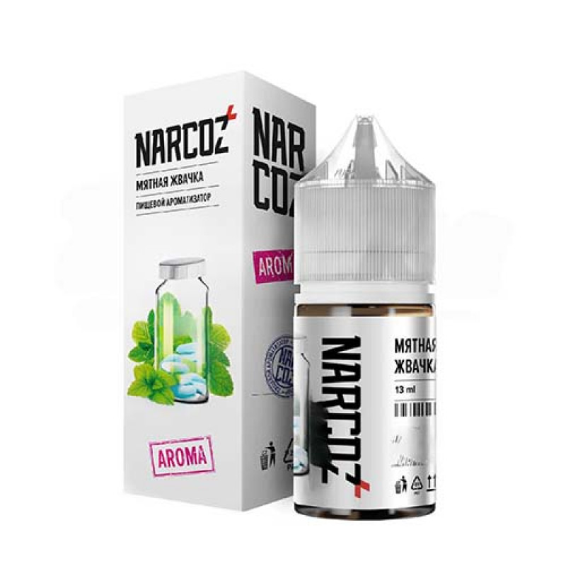 Фото и внешний вид — Ароматизатор пищевой NARCOZ МЯТНАЯ ЖВАЧКА Объем 13 м