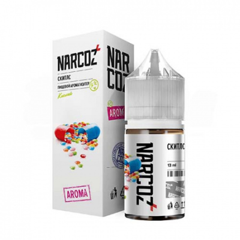 Фото и внешний вид — Ароматизатор пищевой NARCOZ СКИТЛС КИСЛЫЙ Объем 13 м