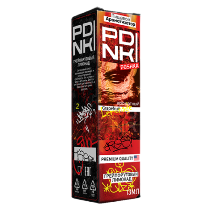 Фото и внешний вид — Ароматизатор пищевой PDNKI - Грейпфрутовый Лимонад Объем 13 мл