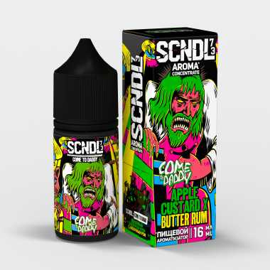 Ароматизатор пищевой SCNDL Come To Daddy - Яблочный Заварной Крем Сливочный Ром 16мл