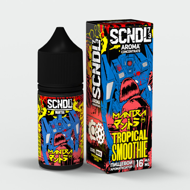 Фото и внешний вид — Ароматизатор пищевой SCNDL Mantra - Тропический Смузи 16мл
