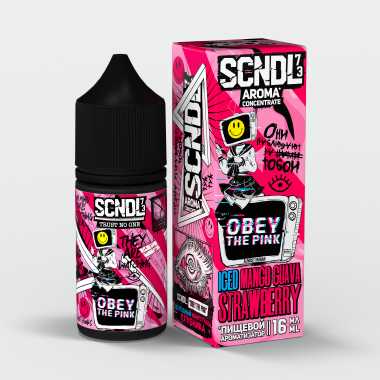 Ароматизатор пищевой SCNDL Obey The Pink - Холодный Манго Гуава Клубника 16мл