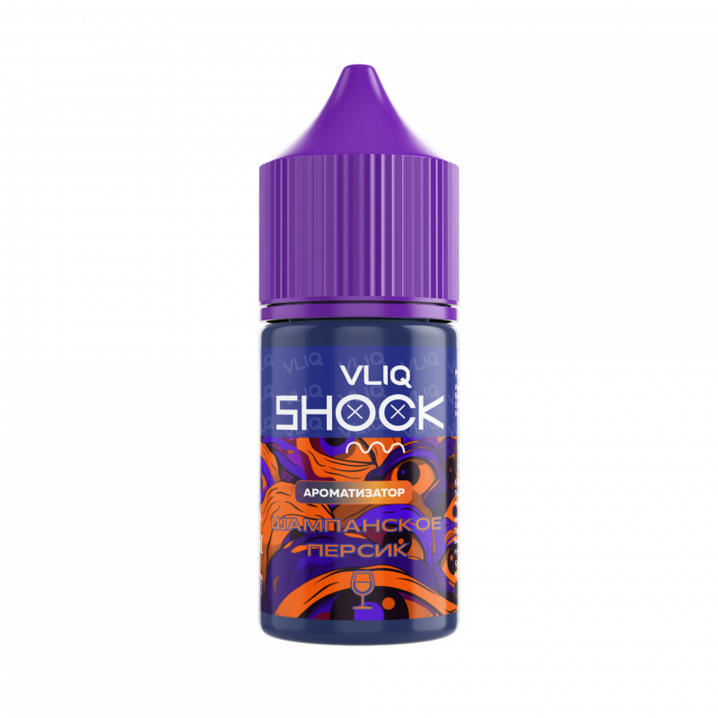 Фото и внешний вид — Ароматизатор пищевой Shock - Шампанское Персик 15мл