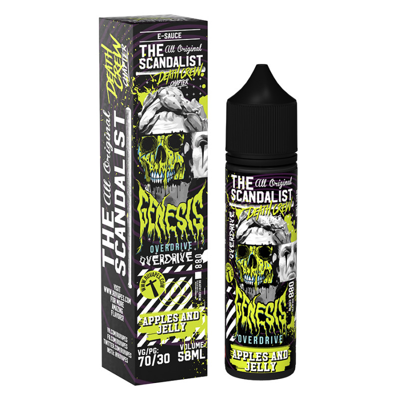 Фото и внешний вид — The Scandalist 58ml 0mg - Genesis Overdrive