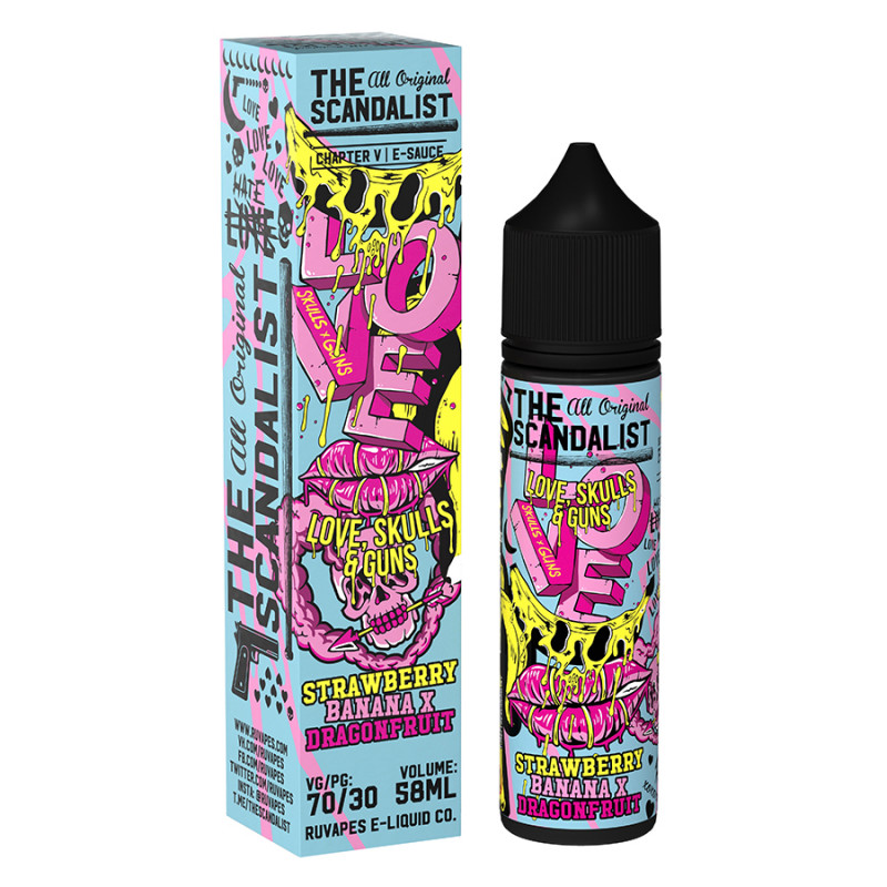 Фото и внешний вид — The Scandalist 58ml 0mg - Love, Skulls, Guns