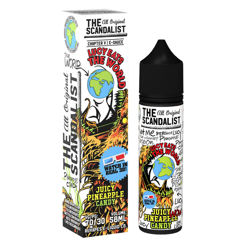 Фото и внешний вид — The Scandalist 58ml 0mg - Lucy Eats The World