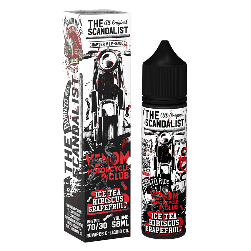 Фото и внешний вид — The Scandalist 58ml 0mg - Venom Motorcycle Club