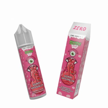 Slurm Zero - Gummy Watermelon (Кислый арбузный мармелад) 58мл 0мг