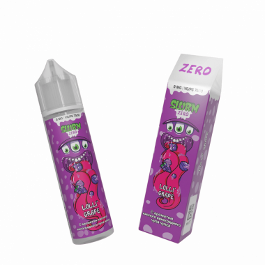 Slurm Zero - Lolli Grape (Кислый виноградный чупа-чупс) 58мл 0мг