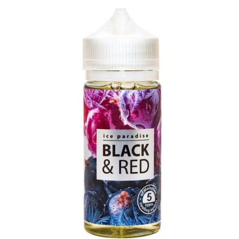 Фото и внешний вид — Ice Paradise 100ml 3mg - Black&Red