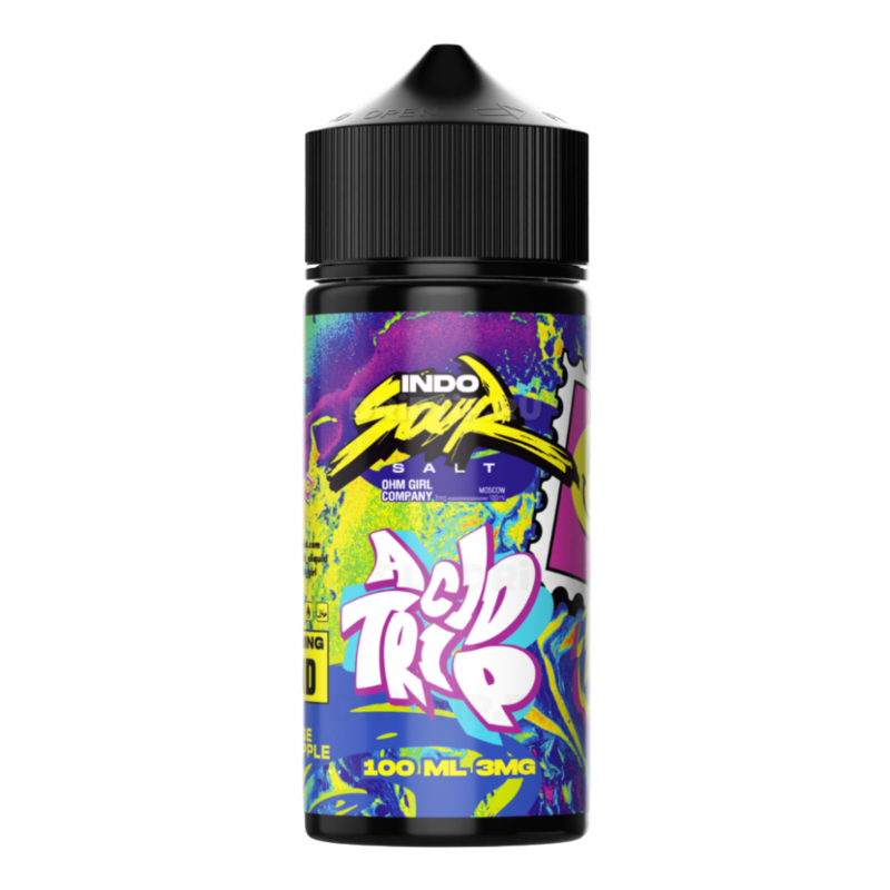 Фото и внешний вид — IndoSour 100ml 3mg - Acid Trip