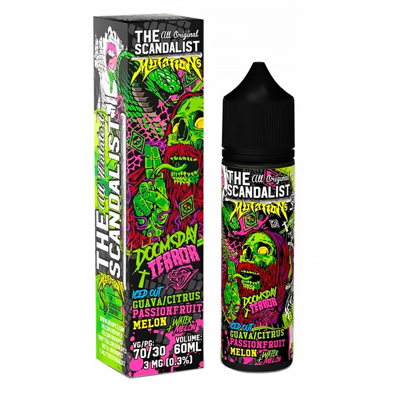 Фото и внешний вид — The Scandalist 60ml 3mg - Doomsday Terror
