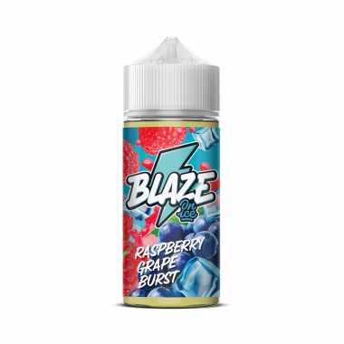 Blaze On Ice 100ml 3mg - Raspberry Grape Burst