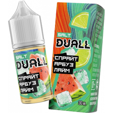 Duall SALT 30ml - Спрайт Арбуз Лайм S