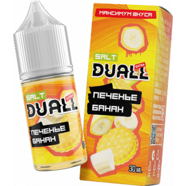 Duall Extra SALT 30ml - Печенье Банан S
