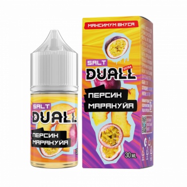 Duall Extra SALT 30ml - Персик Маракуйя S