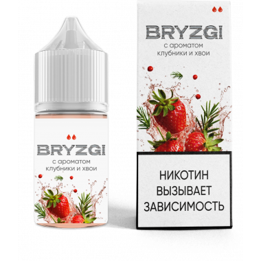 BRYZGI 30ml - Хвоя Клубника Лёд N
