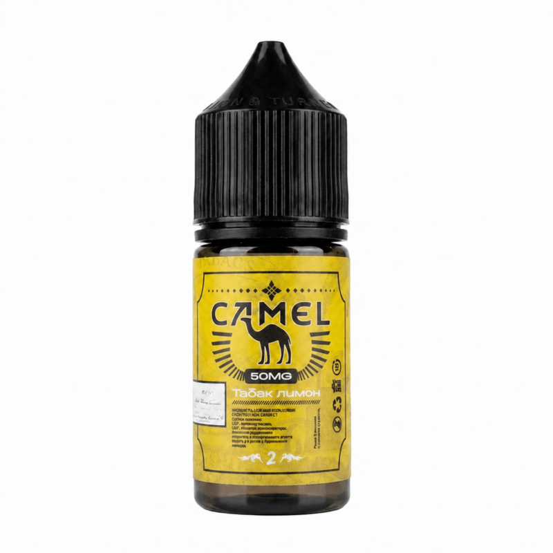 Фото и внешний вид — CAMEL SALT 30ml - Табак Лимон N