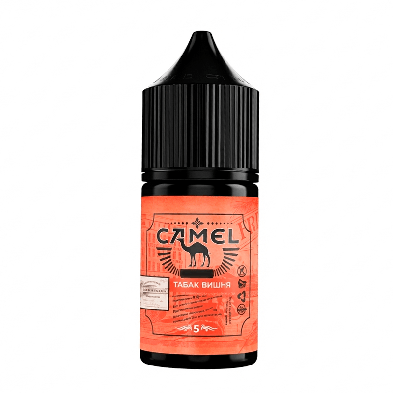 Фото и внешний вид — CAMEL SALT 30ml - Табак Вишня S