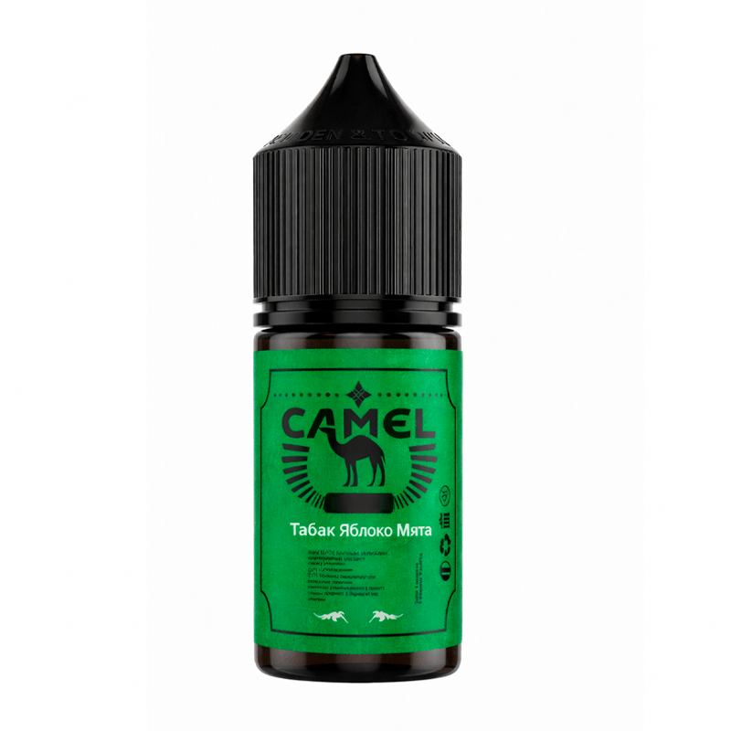Фото и внешний вид — CAMEL SALT 30ml - Табак Яблоко Мята N