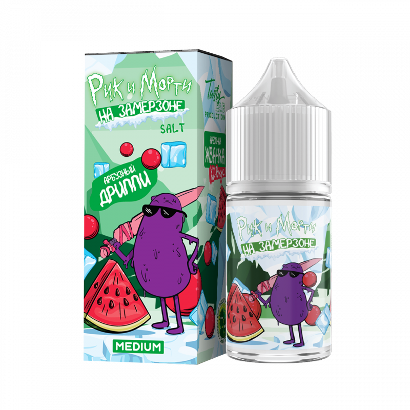 Фото и внешний вид — RICK and MORTY На Замерзоне SALT 30ml - Арбузная Жвачка N