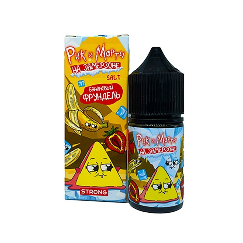 Фото и внешний вид — RICK and MORTY На Замерзоне SALT 30ml - Банан Клубника N