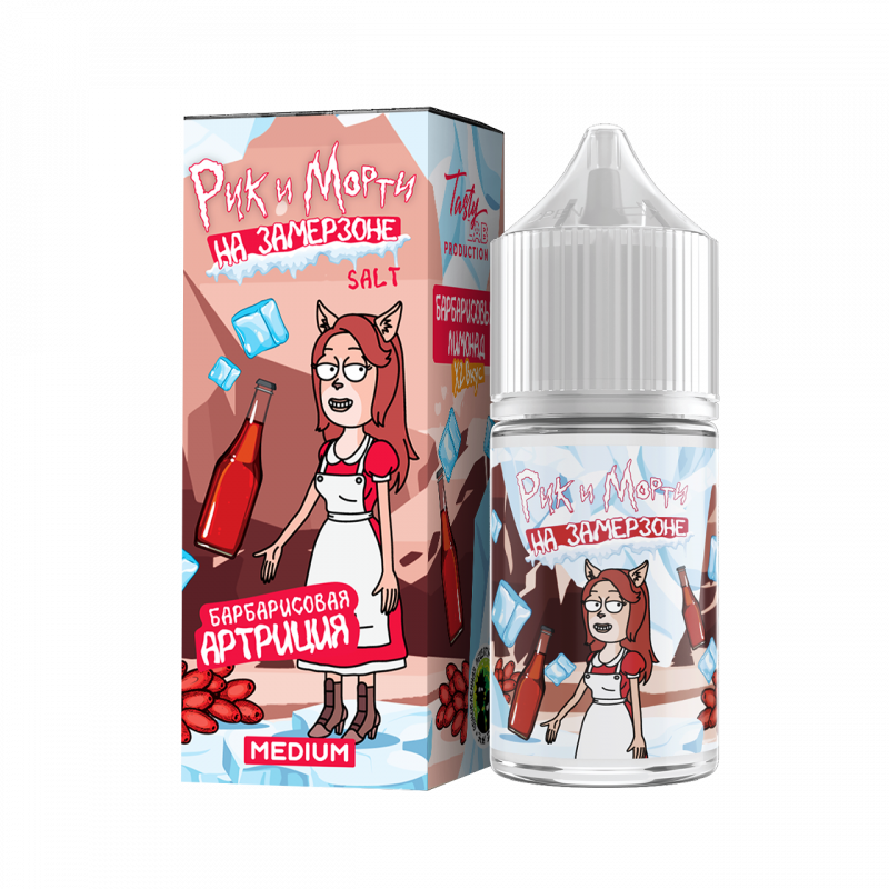 Фото и внешний вид — RICK and MORTY На Замерзоне SALT 30ml - Барбарисовый Лимонад N