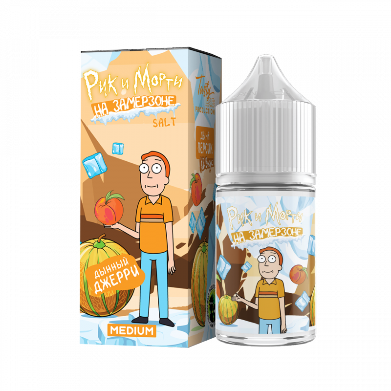 Фото и внешний вид — RICK and MORTY На Замерзоне SALT 30ml - Дыня Персик N