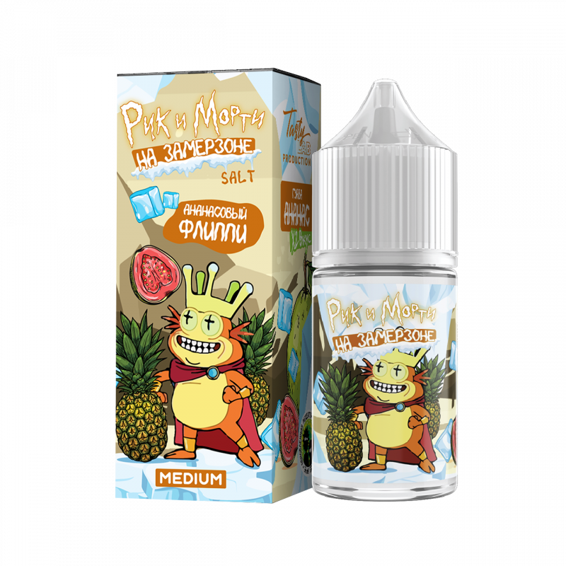 Фото и внешний вид — RICK and MORTY На Замерзоне SALT 30ml - Гуава Ананас N