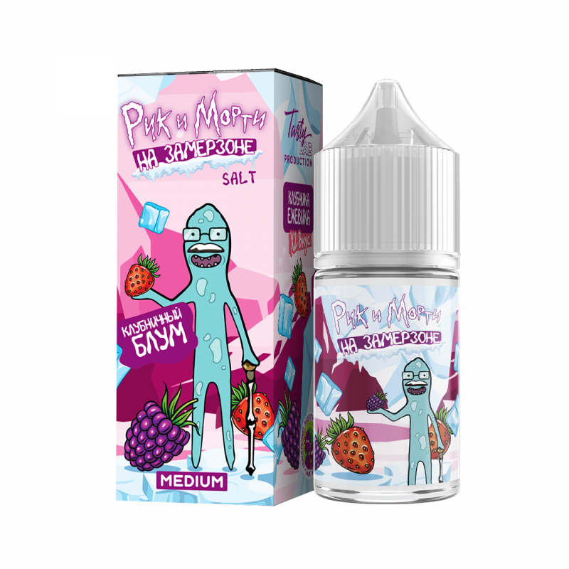 Фото и внешний вид — RICK and MORTY На Замерзоне SALT 30ml - Клубника Ежевика N