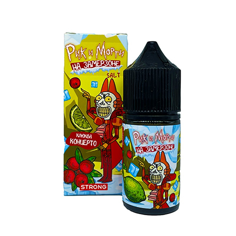 Фото и внешний вид — RICK and MORTY На Замерзоне SALT 30ml - Клюква Лайм N