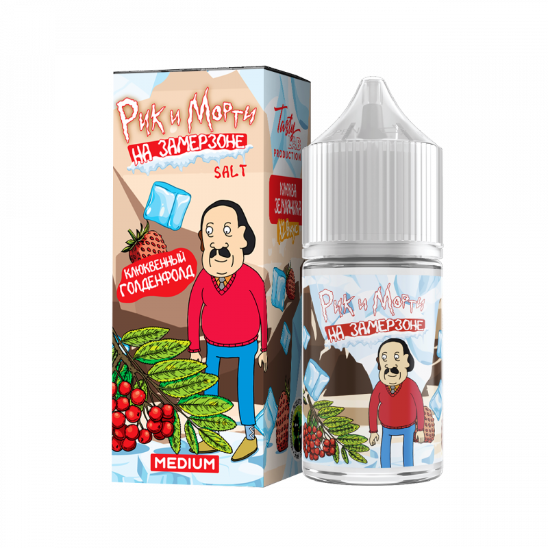 Фото и внешний вид — RICK and MORTY На Замерзоне SALT 30ml - Клюква Земляника N