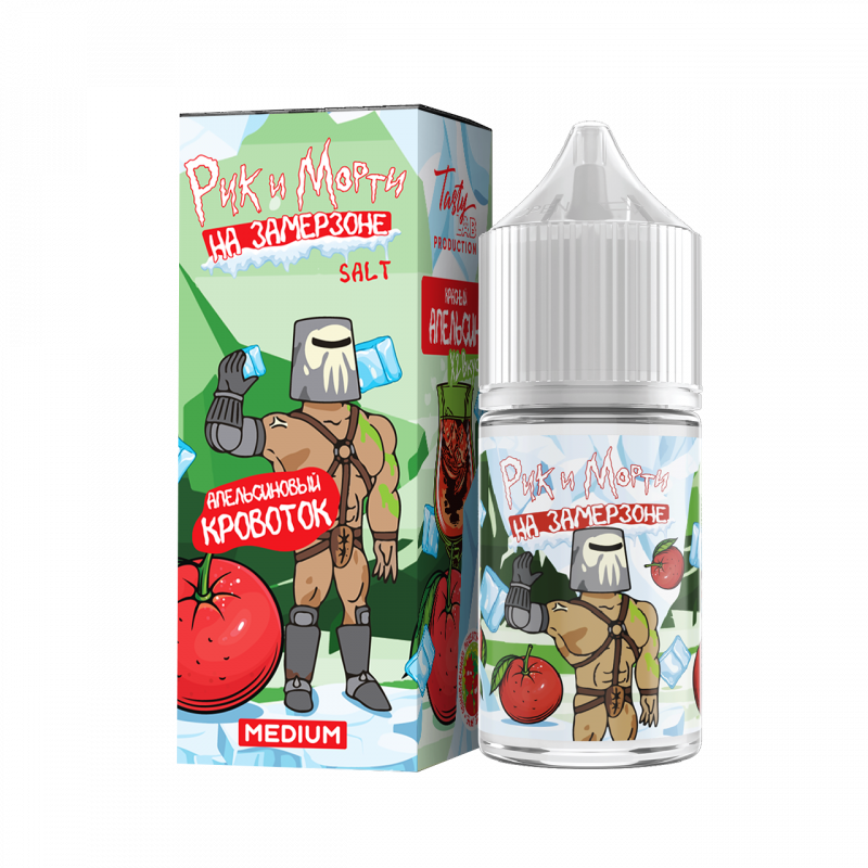 Фото и внешний вид — RICK and MORTY На Замерзоне SALT 30ml - Красный Апельсин N