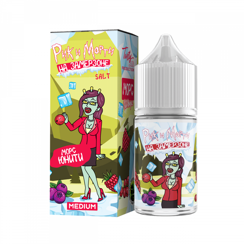 Фото и внешний вид — RICK and MORTY На Замерзоне SALT 30ml - Морс N