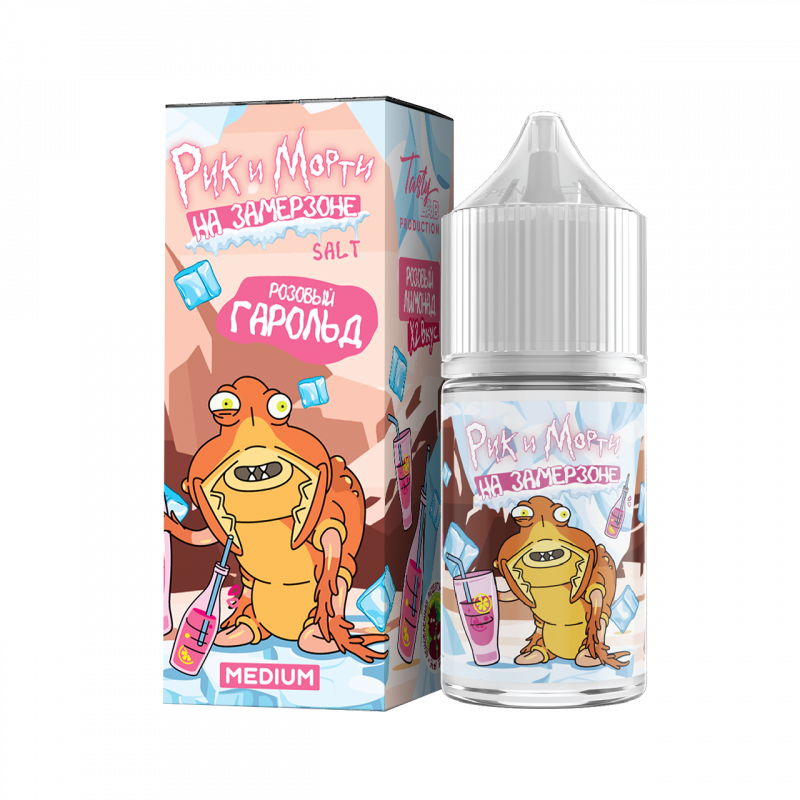 Фото и внешний вид — RICK and MORTY На Замерзоне SALT 30ml - Розовый Лимонад N