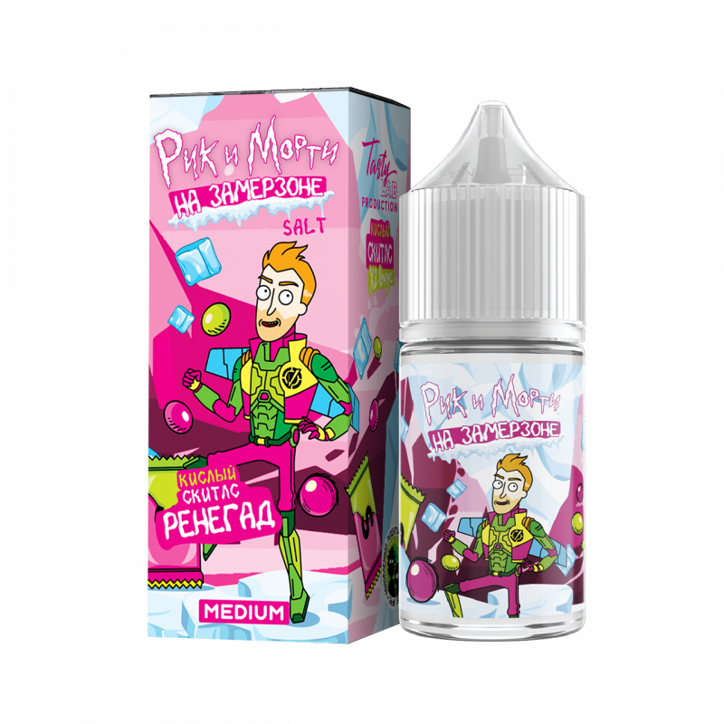 Фото и внешний вид — RICK and MORTY На Замерзоне SALT 30ml - Кислый Скитллз N