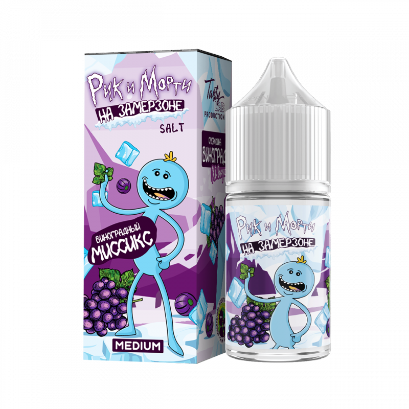 Фото и внешний вид — RICK and MORTY На Замерзоне SALT 30ml - Смородина Виноград N