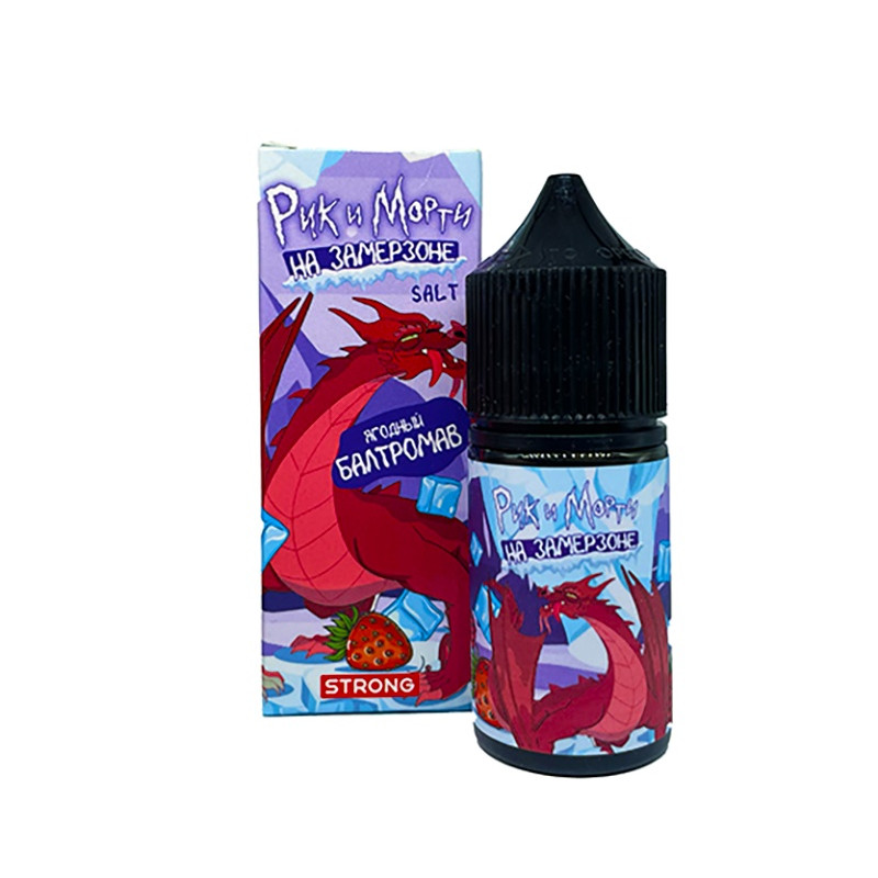Фото и внешний вид — RICK and MORTY На Замерзоне SALT 30ml - Ягодный Энергетик N